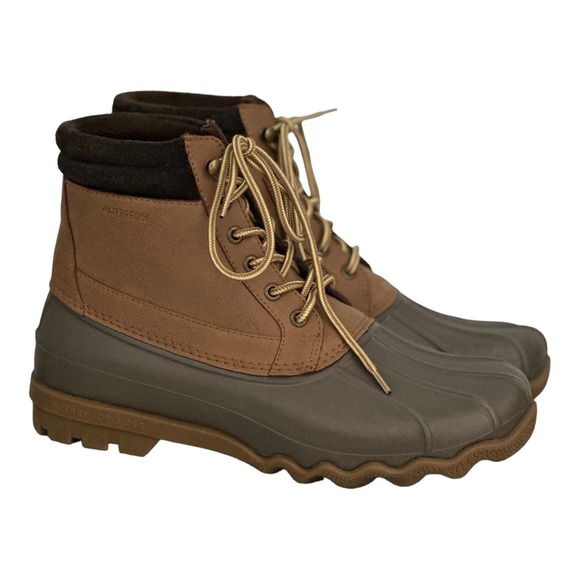 Sperry Top-Sider Brown Waterproof Duck Boots Brewster Men\'s 8.5 NEW main image 6